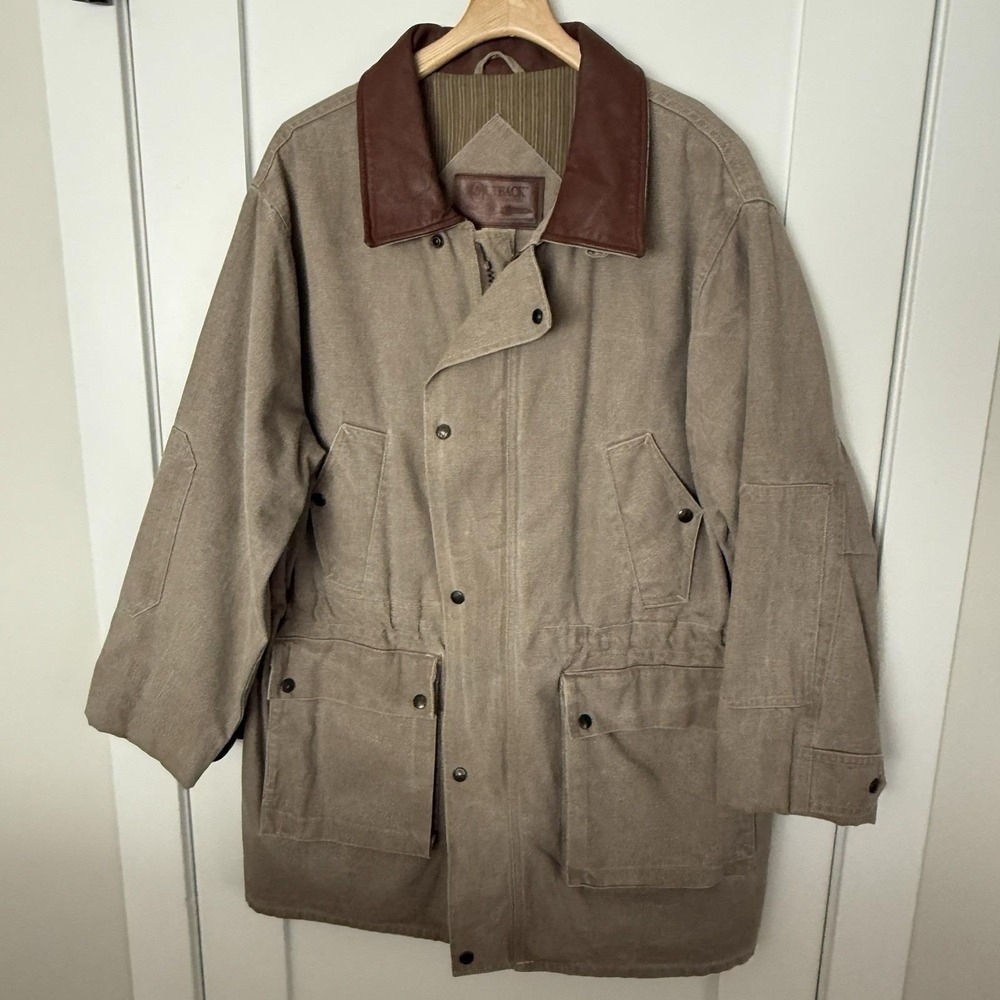 Vtg Outback Trading Co Canvas‎ Countryman Barn/Chore Coat Unisex Large Aussie
